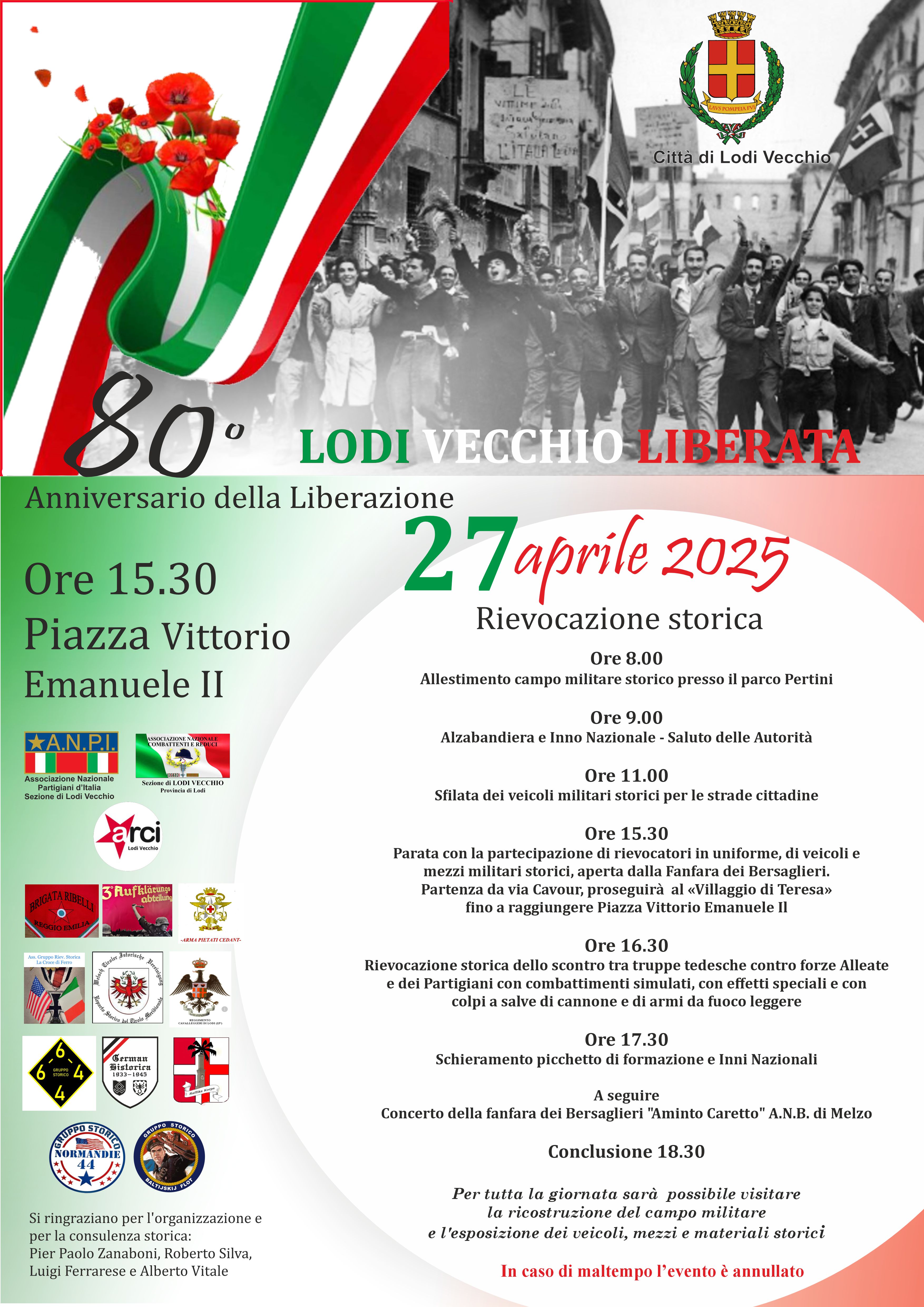 80 della Liberazione- Rievocazione storica