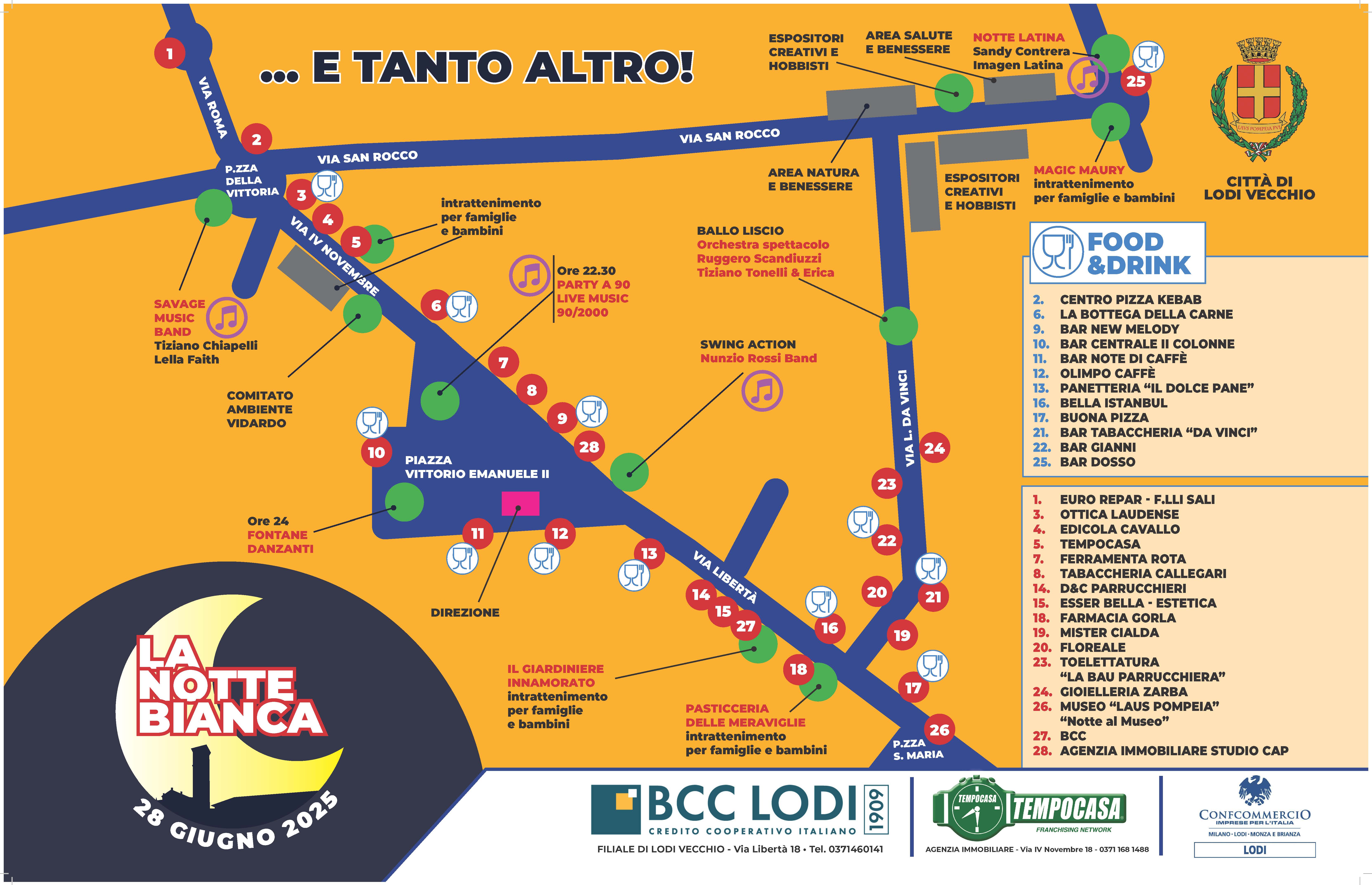 Mappa della notte bianca